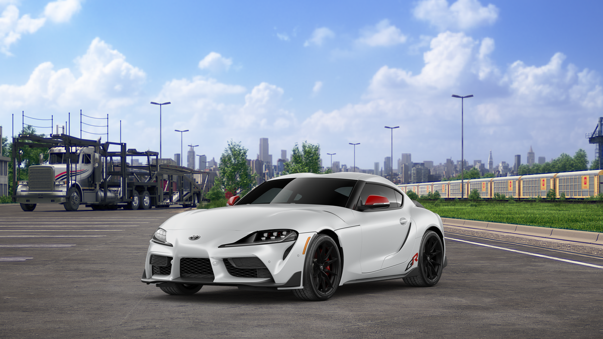 2026 Toyota GR Supra MkV Final Edition in Burnout — front three-quarter view